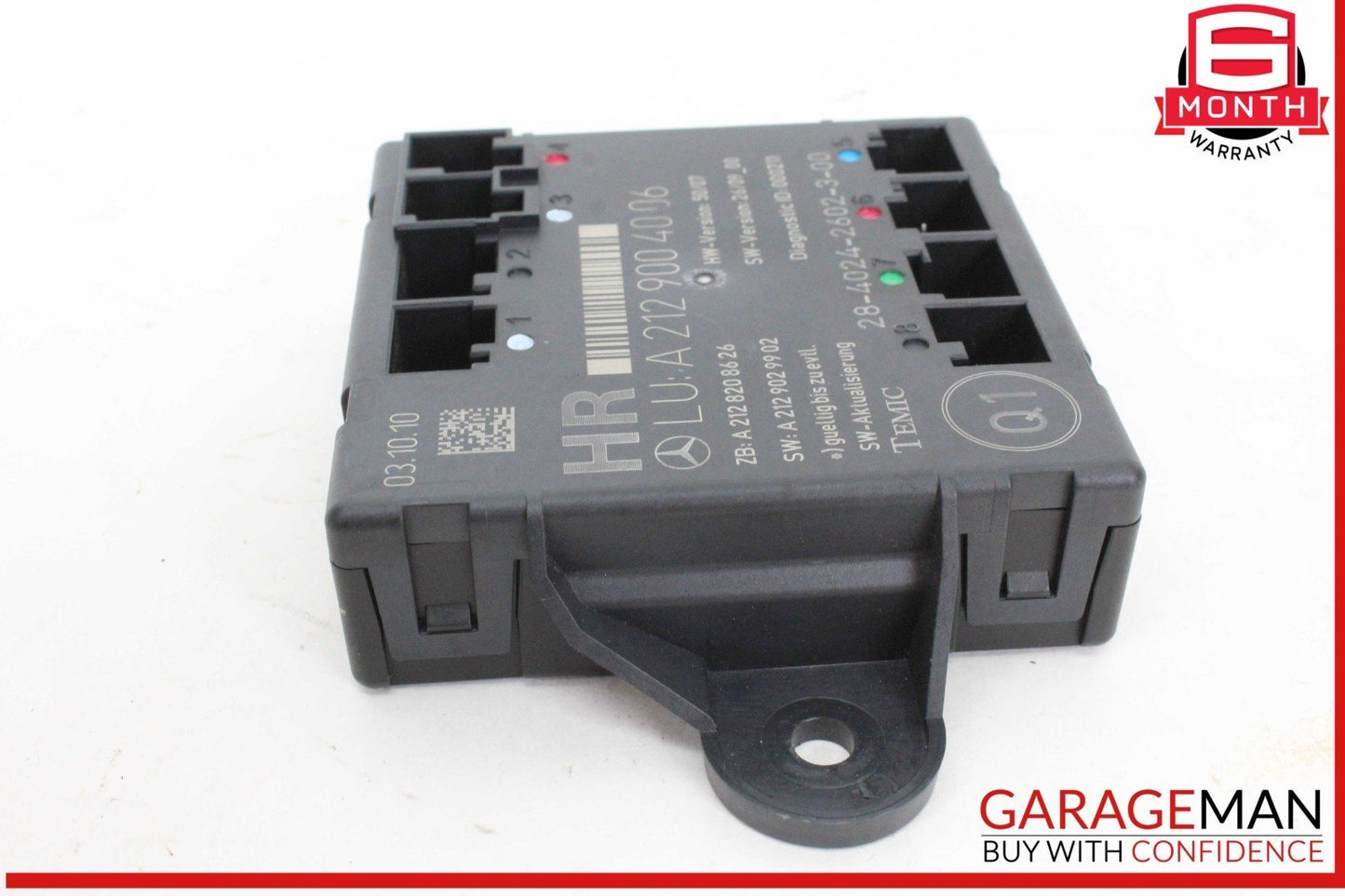 08-18 Mercedes W204 C300 Rear Right Side Door Control Module 2129004006 OEM