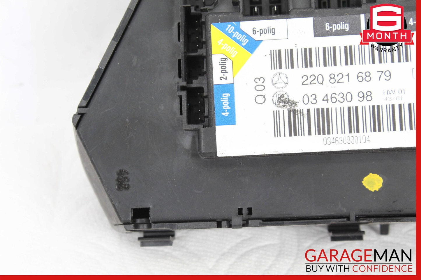 00-06 Mercedes W220 S55 AMG S500 Rear Right Side Seat Door Control Module OEM