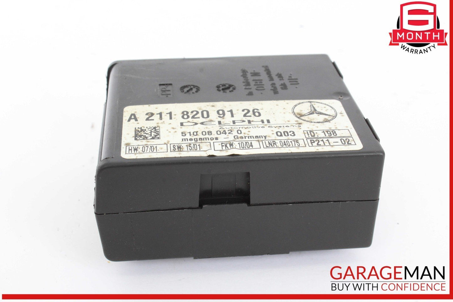 00-06 Mercedes W220 S430 CL500 SL500 Anti Theft Alarm Sensor Control Module OEM