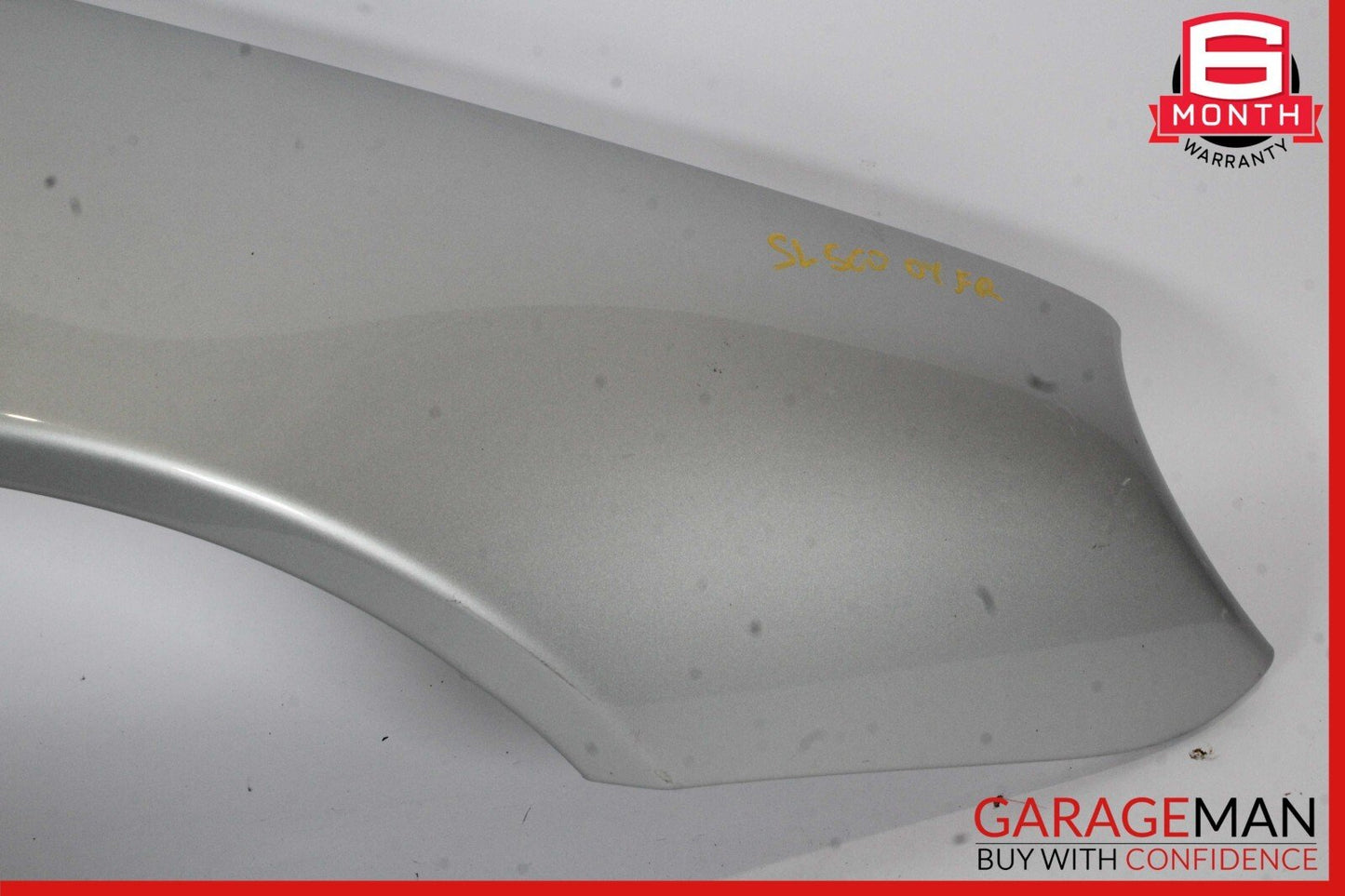 03-08 Mercedes R230 SL500 Front Right Passenger Side Wing Fender Panel Silver
