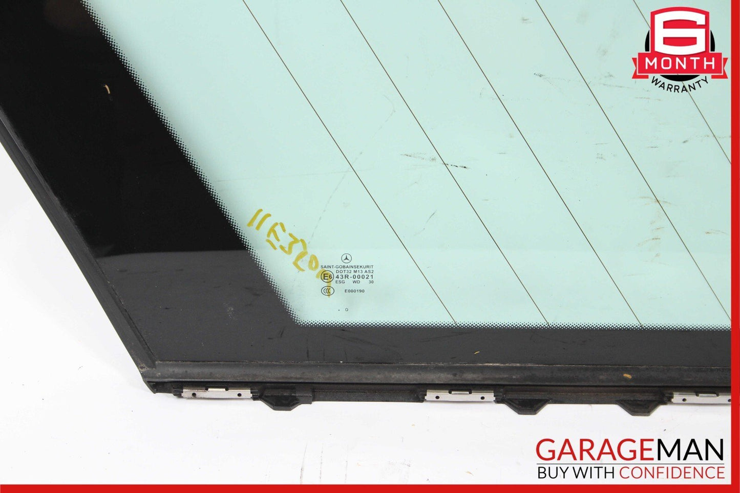 11-17 Mercedes W212 E350 Wagon Rear Left Driver Side Quarter Door Window Glass
