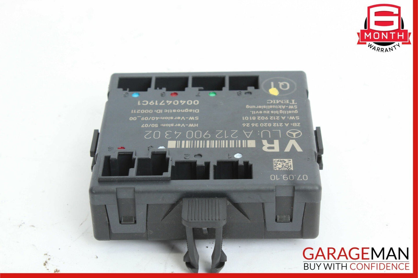 08-18 Mercedes W204 C250 C300 E400 Front Right Side Door Control Module Unit OEM