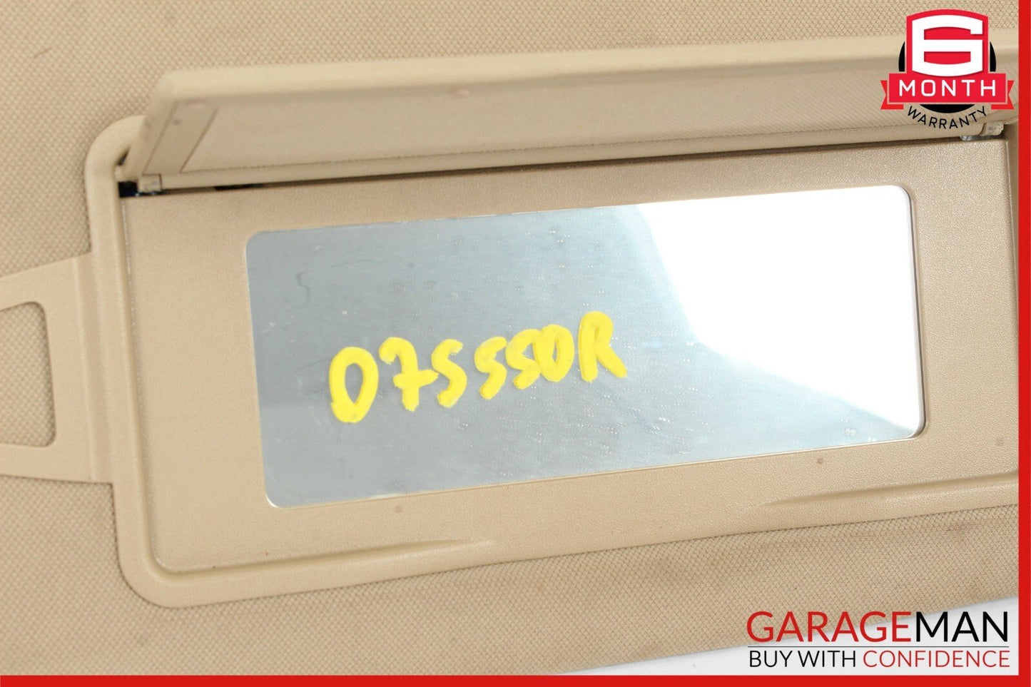 07-14 Mercedes W221 S550 CL550 Front Right Side Sun Visor Sunvisor Shade Cover