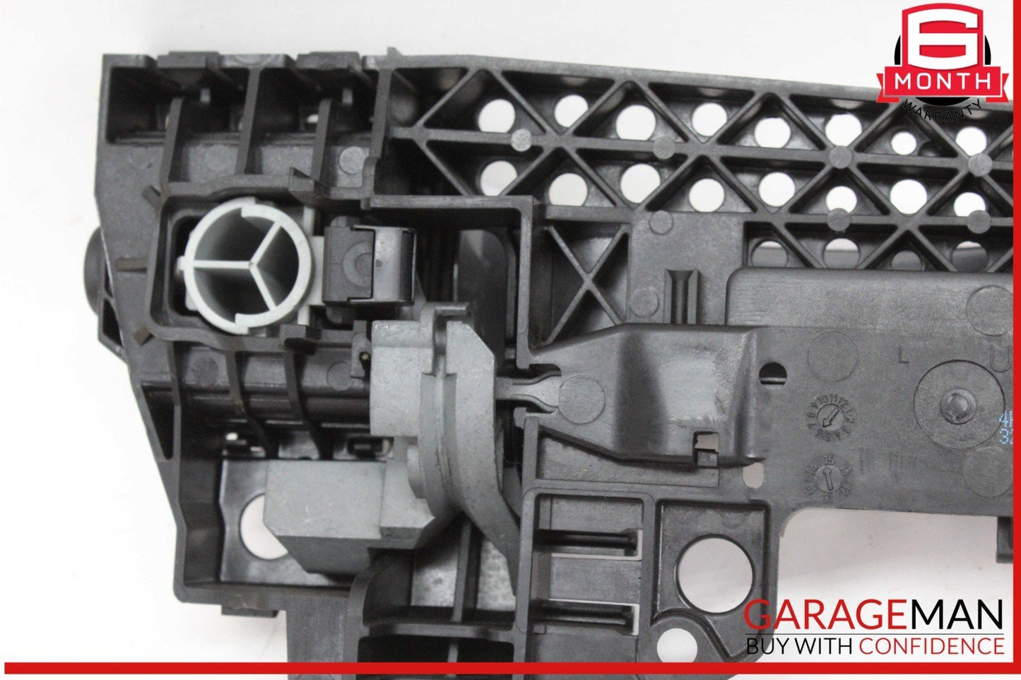 11-18 Audi A8 S8 Rear Left Driver Side Exterior Door Handle Gray 4H0839885 OEM