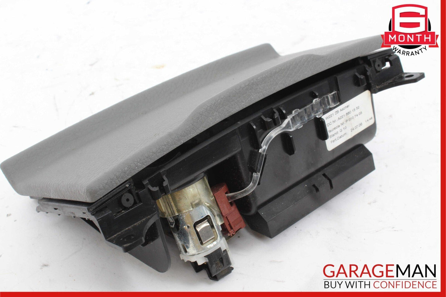 07-09 Mercedes W221 S550 S450 Ash Tray Ashtray Lighter Trim 2216801552 Black OEM