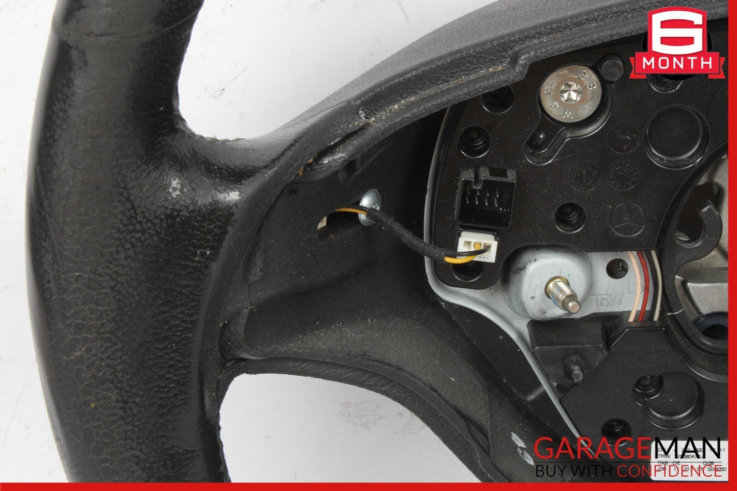 07-09 Mercedes W221 S550 S450 CL550 CL600 4 Spoke Steering Wheel Black OEM