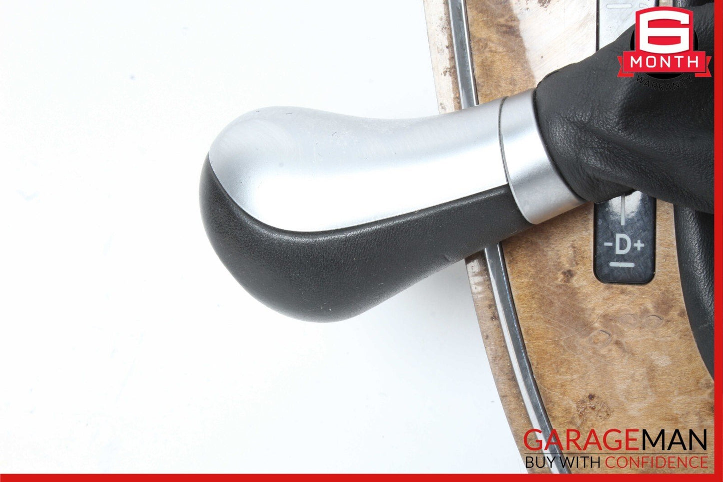 07-09 Mercedes W211 E550 Shift Shifter Knob Boot Cover Bezel Trim OEM