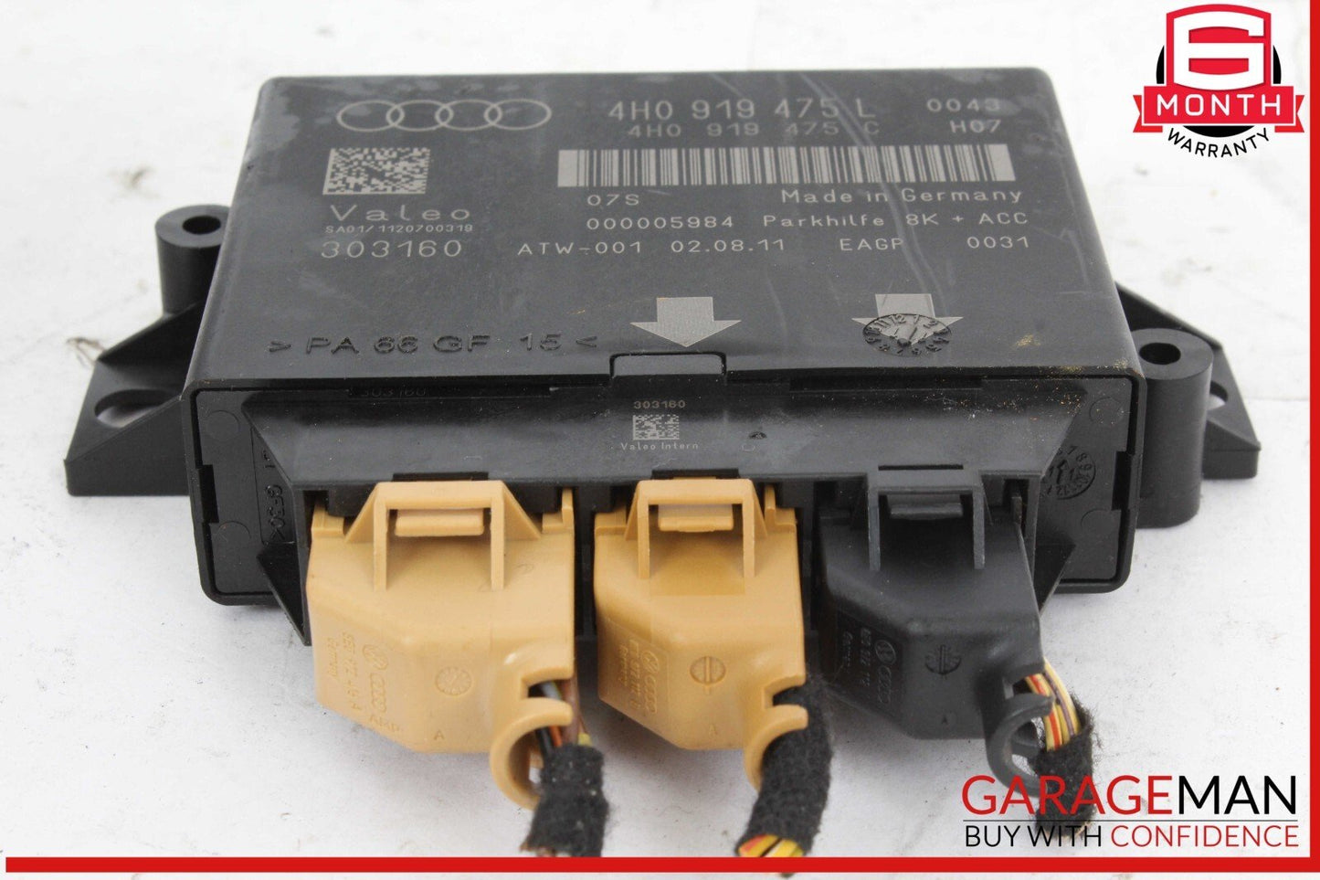11-14 Audi A8 Quattro Parking Assist Control Module Unit OEM