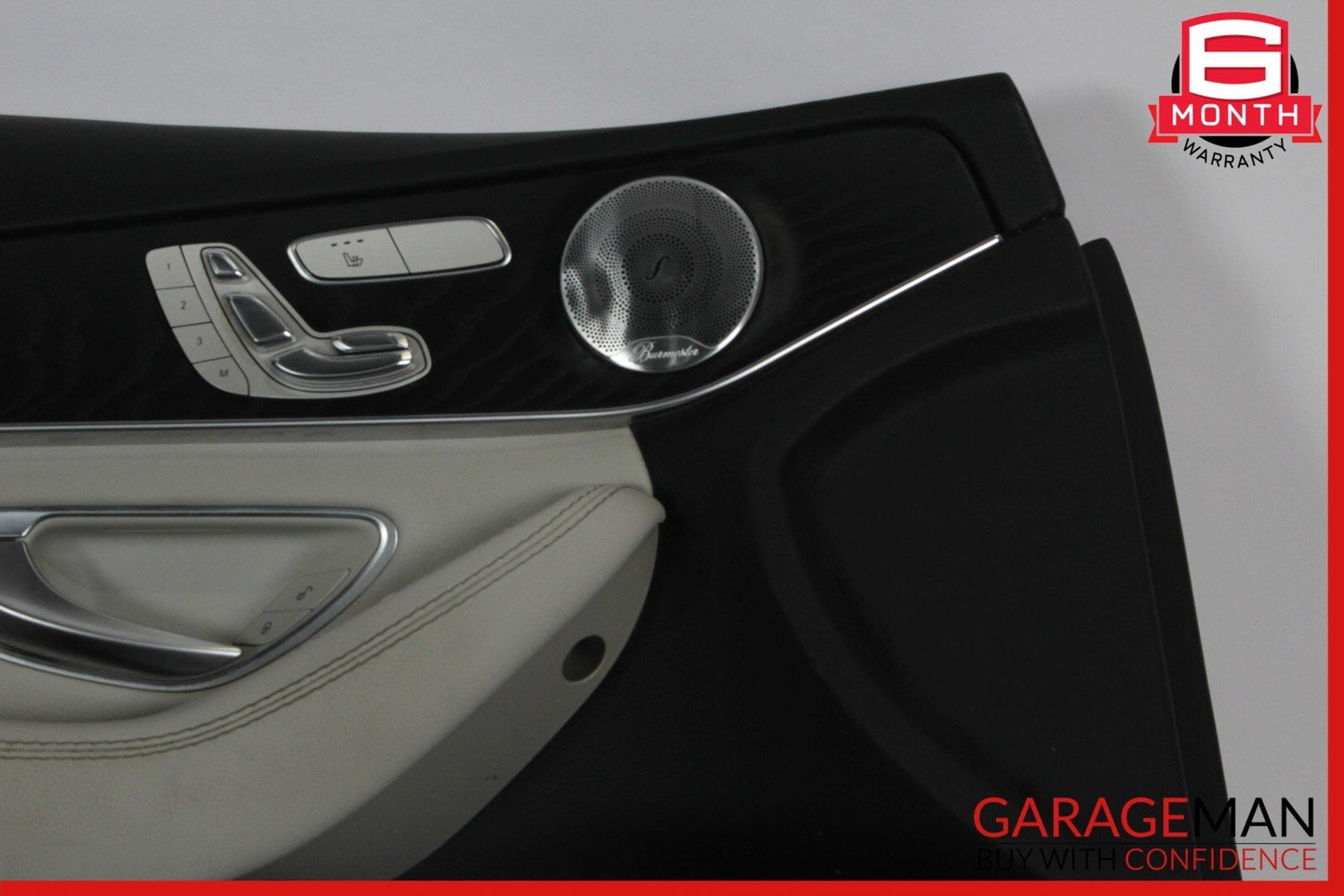 15-16 Mercedes W205 C350e C300 Front Left Interior Door Panel Trim Assy Grey
