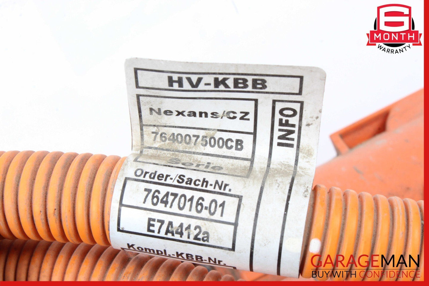 14-21 BMW i3 I01 Hybrid Engine High Voltage Wire Harness Cable OEM