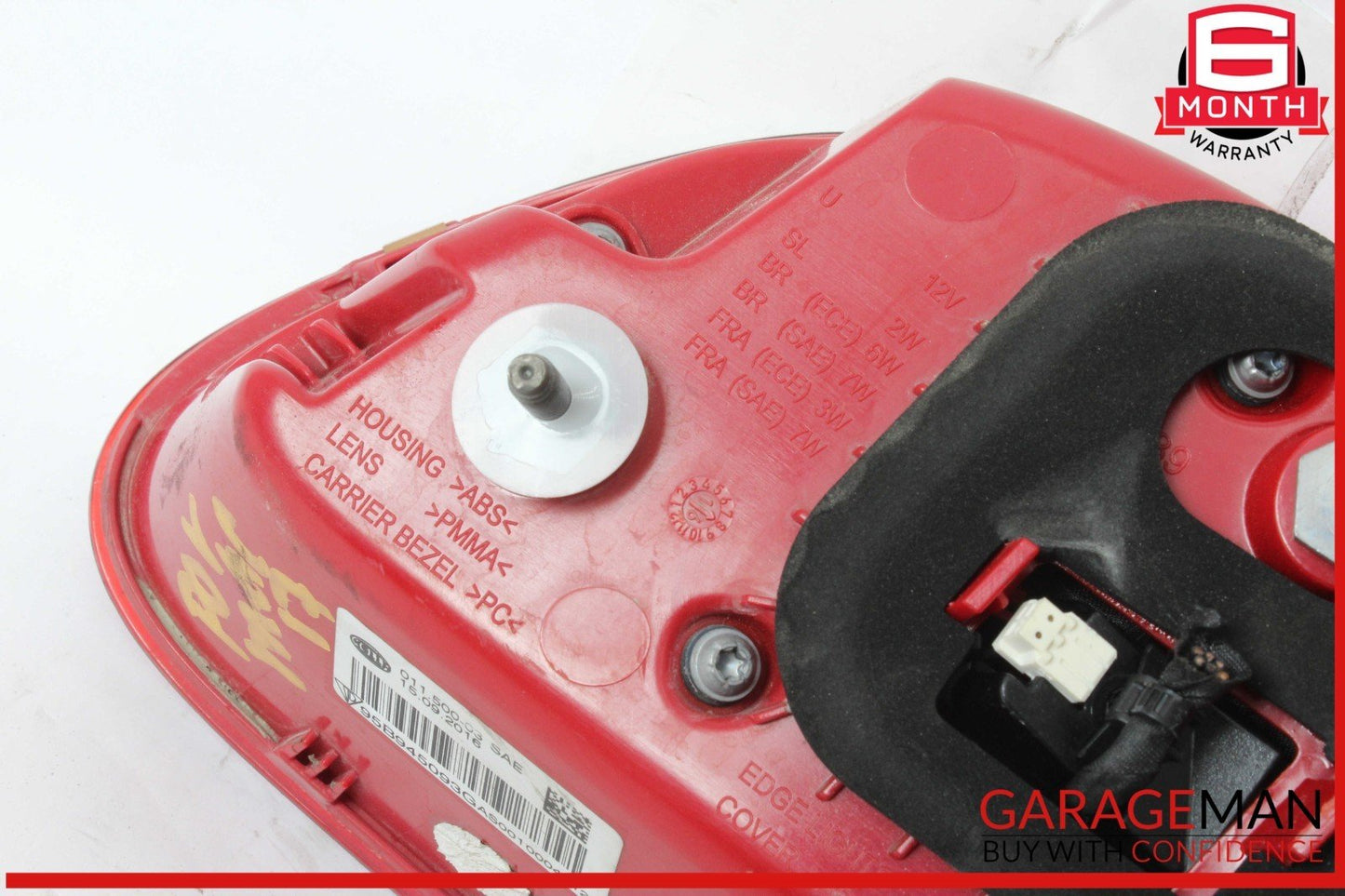 15-18 Porsche Macan 95B Rear Left Side Inner Tail Light Lamp LED 95B945093G OEM