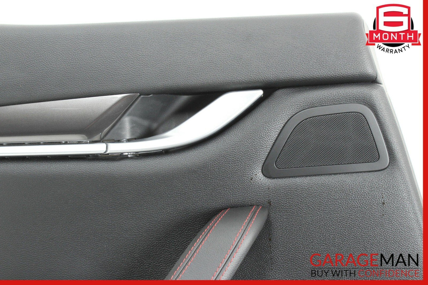 14-17 Maserati Ghibli Rear Left Side Complete Interior Door Panel Cover Black
