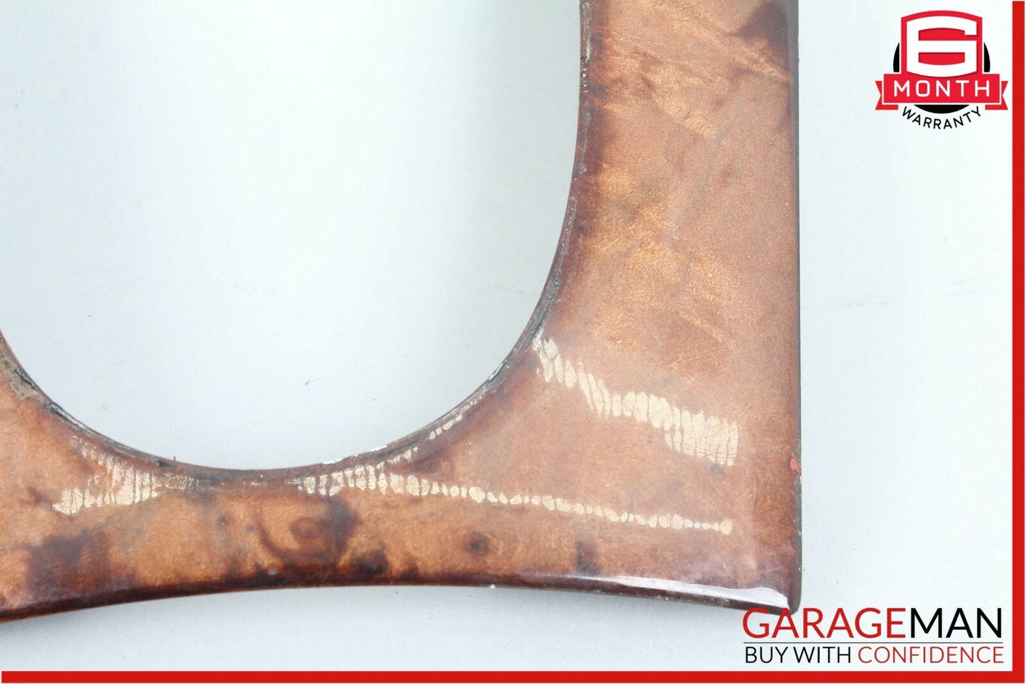 00-06 Mercedes W220 S430 S55 AMG Center Console Shift Shifter Trim Bezel Wood
