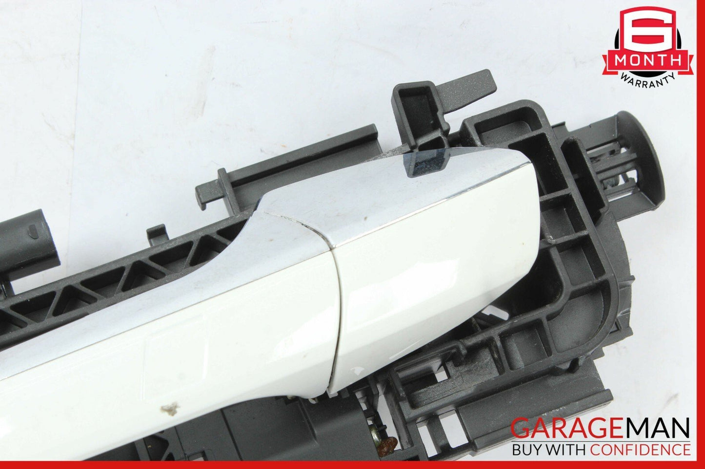 10-13 Mercedes W212 E350 E550 E63 AMG Rear Left Exterior Door Handle White OEM