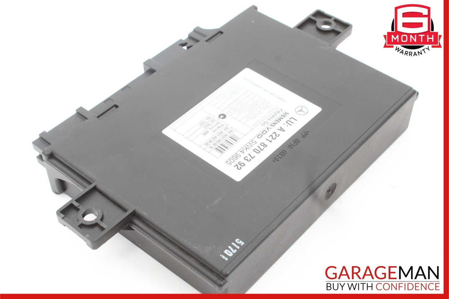 07-10 Mercedes W221 S400 S550 CL550 Keyless Go Control Module Unit OEM