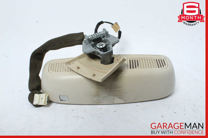 10-16 Mercedes C250 E350 E550 Front Top Upper Rear View Mirror Beige OEM
