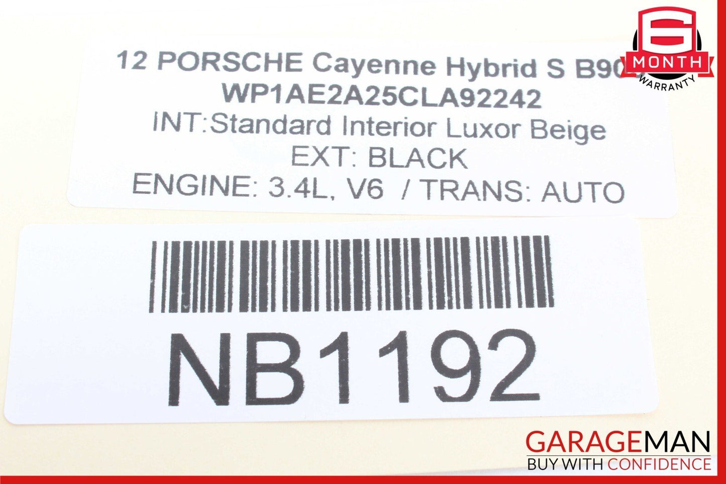 11-17 Porsche Cayenne 958 Electric Parking Brake EPB Control Module 7P0907801F