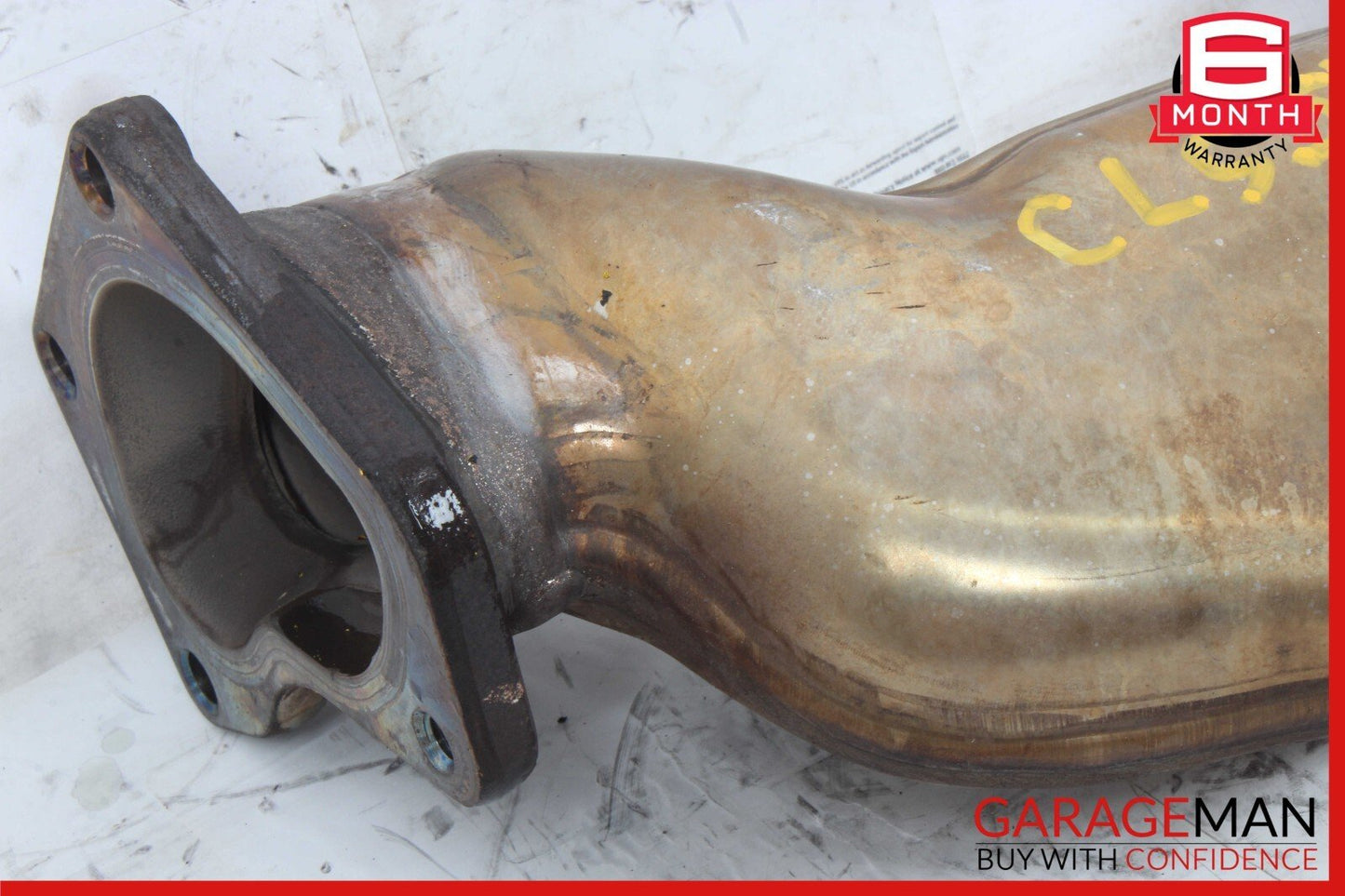 12-18 Mercedes W218 CLS500 4.6L Right Exhaust Pipe Adapter 2781400808 OEM