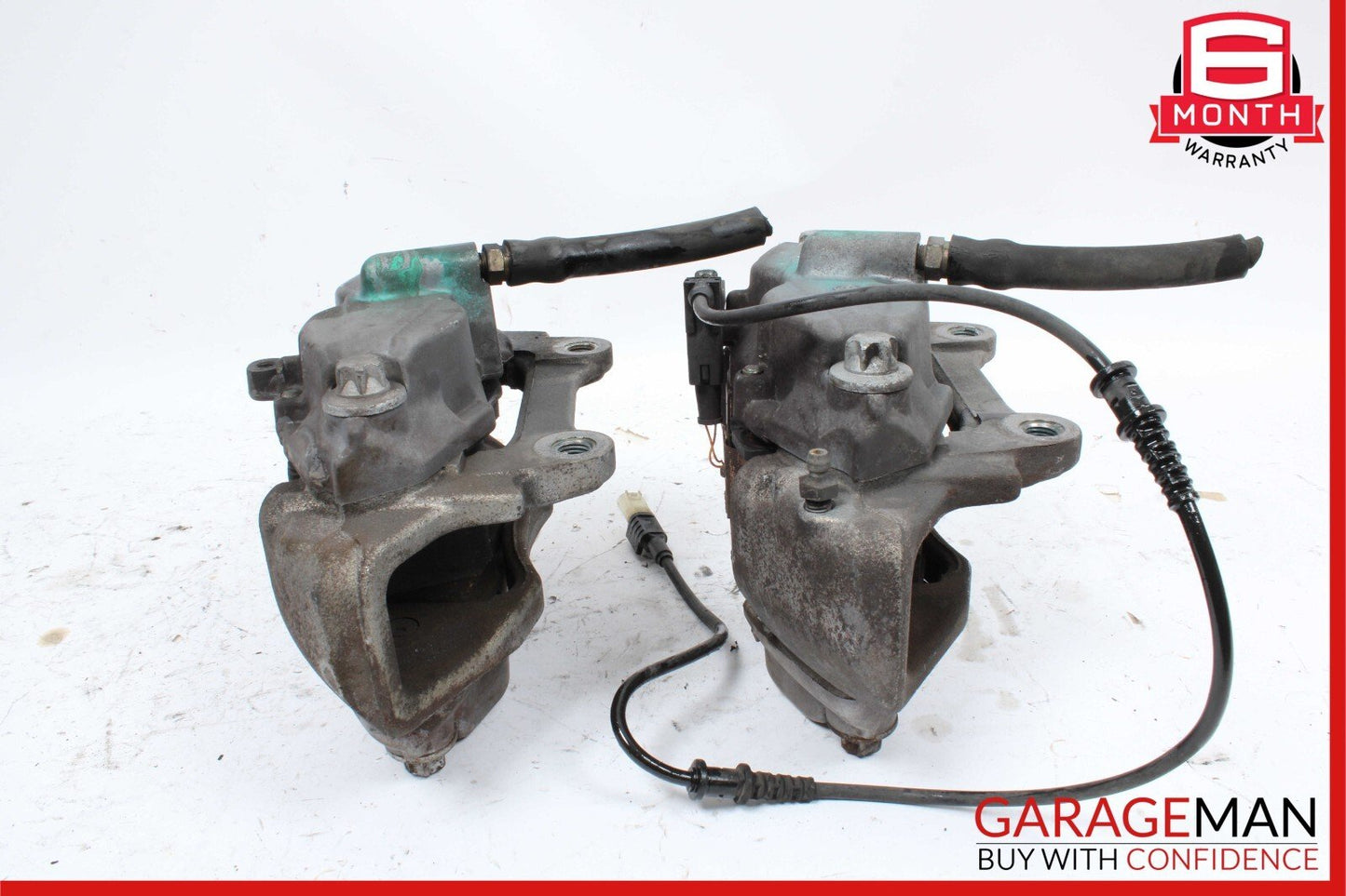 07-09 Mercedes W211 E350 E550 Front Right & Left Brake Caliper Calipers Set OEM