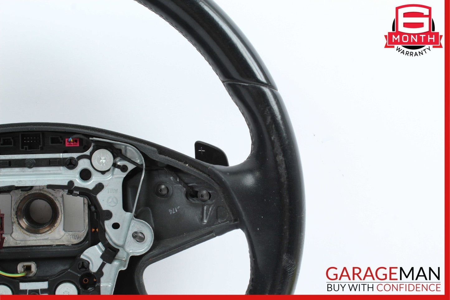 10-13 Mercedes W212 E350 E550 E400 Steering Wheel w/ Paddle Shifters Black OEM