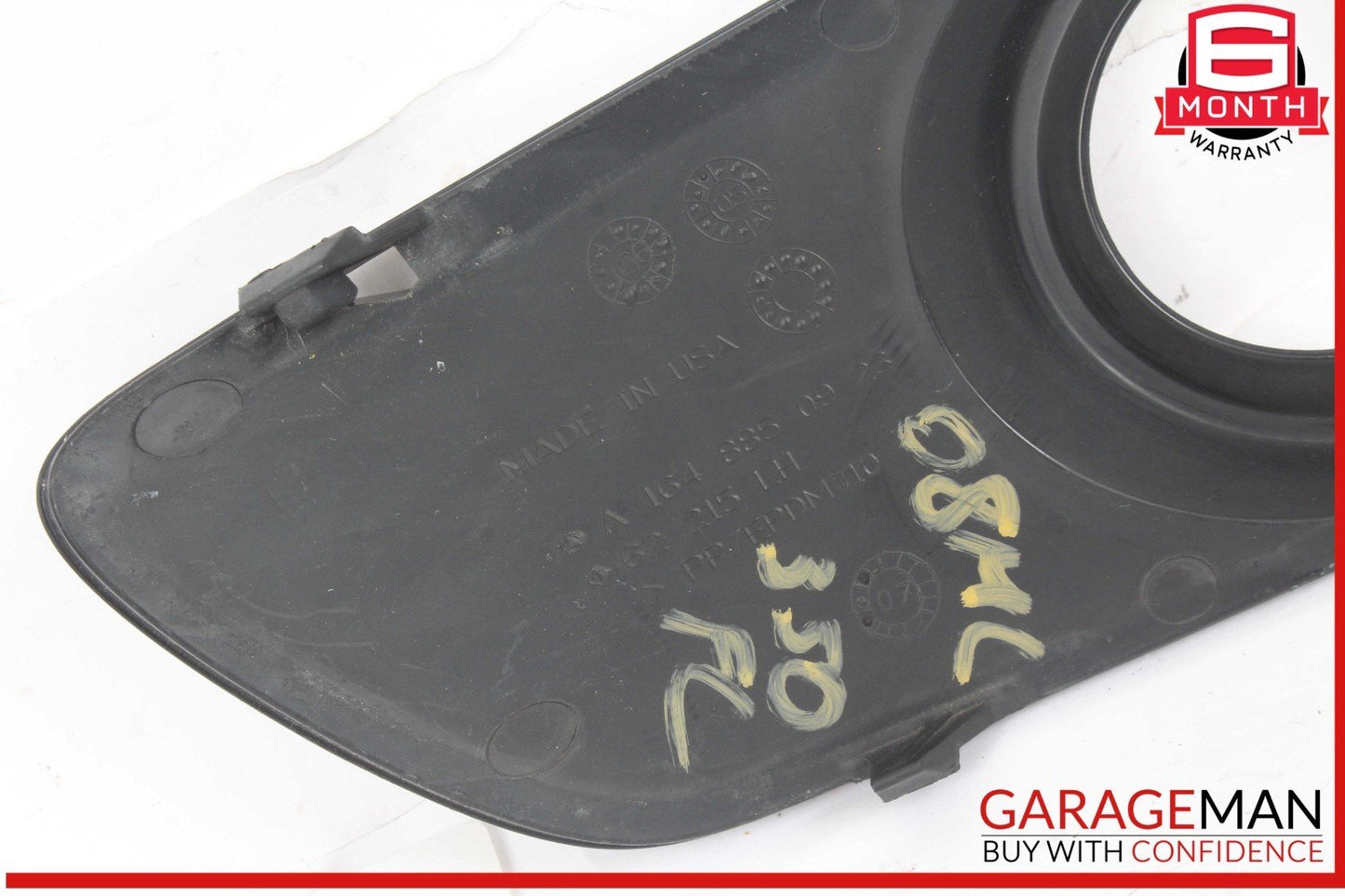 06-09 Mercedes W164 ML350 4MATIC Front Left Side Foglight Fog Light Trim Cover