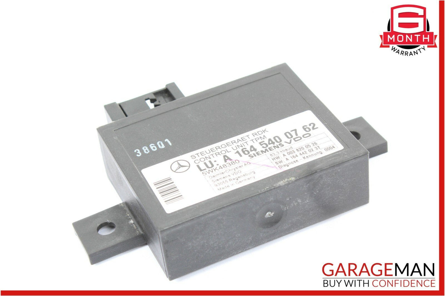 06-11 Mercedes GL450 E550 TPMS Tire Pressure Monitor Sensor Control Module OEM