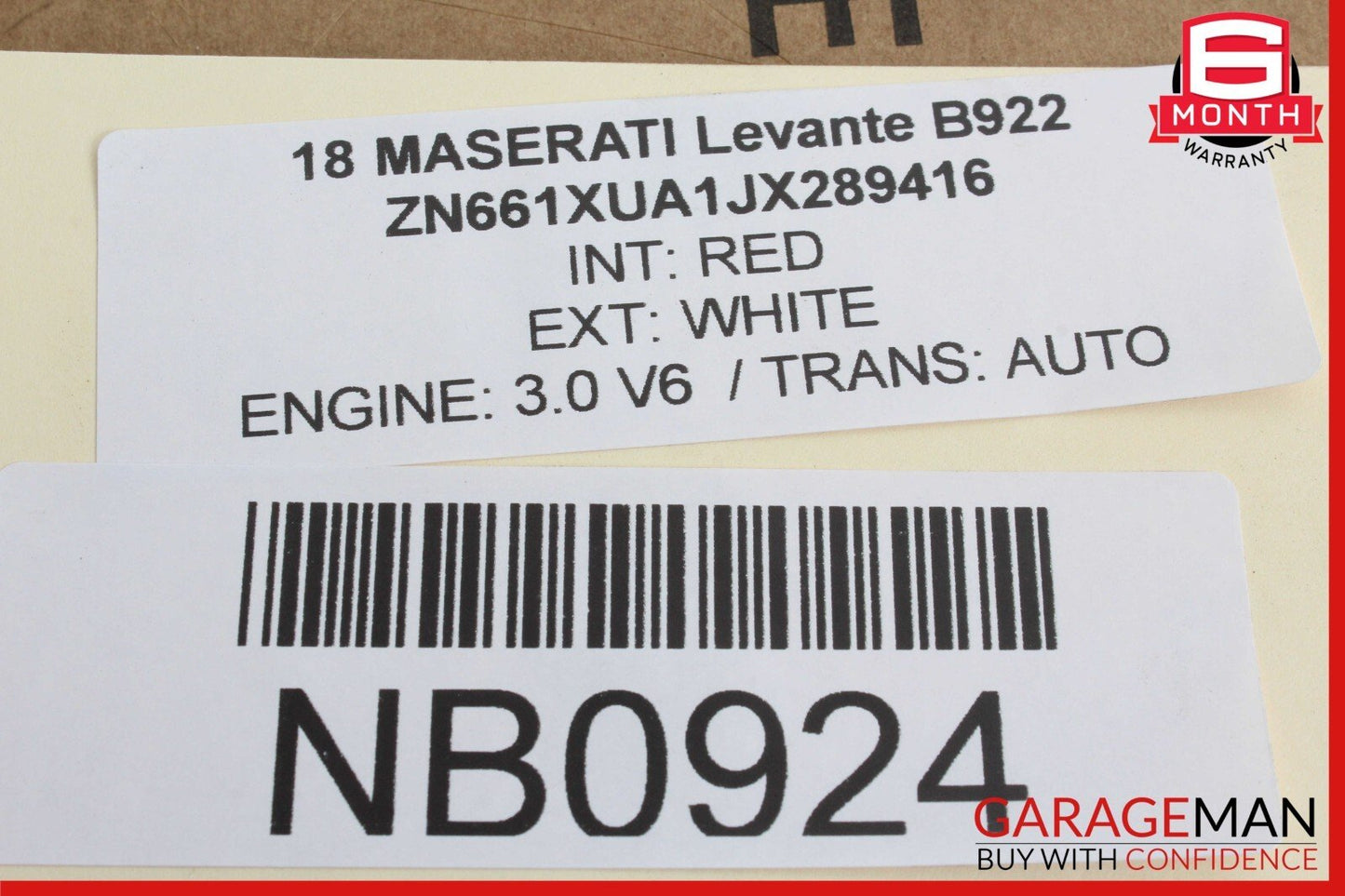 17-20 Maserati Levante M161 Rear Left or Right Blind Spot Radar Sensor Module