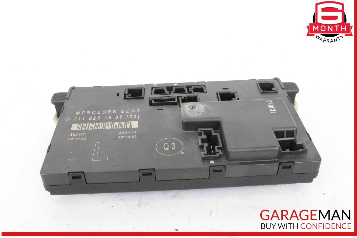 03-09 Mercedes W211 E500 Front Left Driver Side Door Control Module Unit