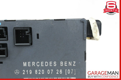06-10 Mercedes W219 CLS63 AMG Front Right Passenger Side Door Control Module OEM