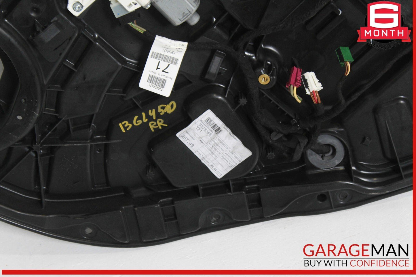 12-15 Mercedes X166 GL450 ML550 GL550 Window Regulator Panel Rear Right OEM