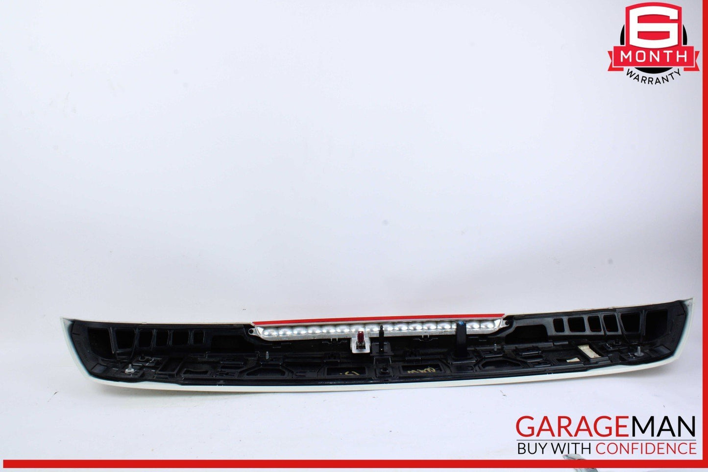 13-14 Mercedes X166 GL450 GL550 Trunk Lid Molding Trim Spoiler Wing White OEM