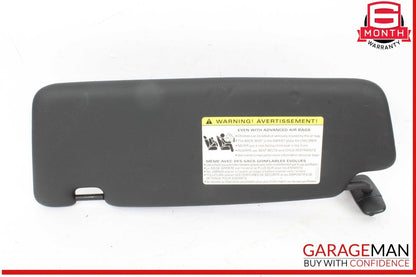 15-18 Audi Q3 Front Right Passenger Side Sun Visor Sunvisor Black 8K0857552 OEM