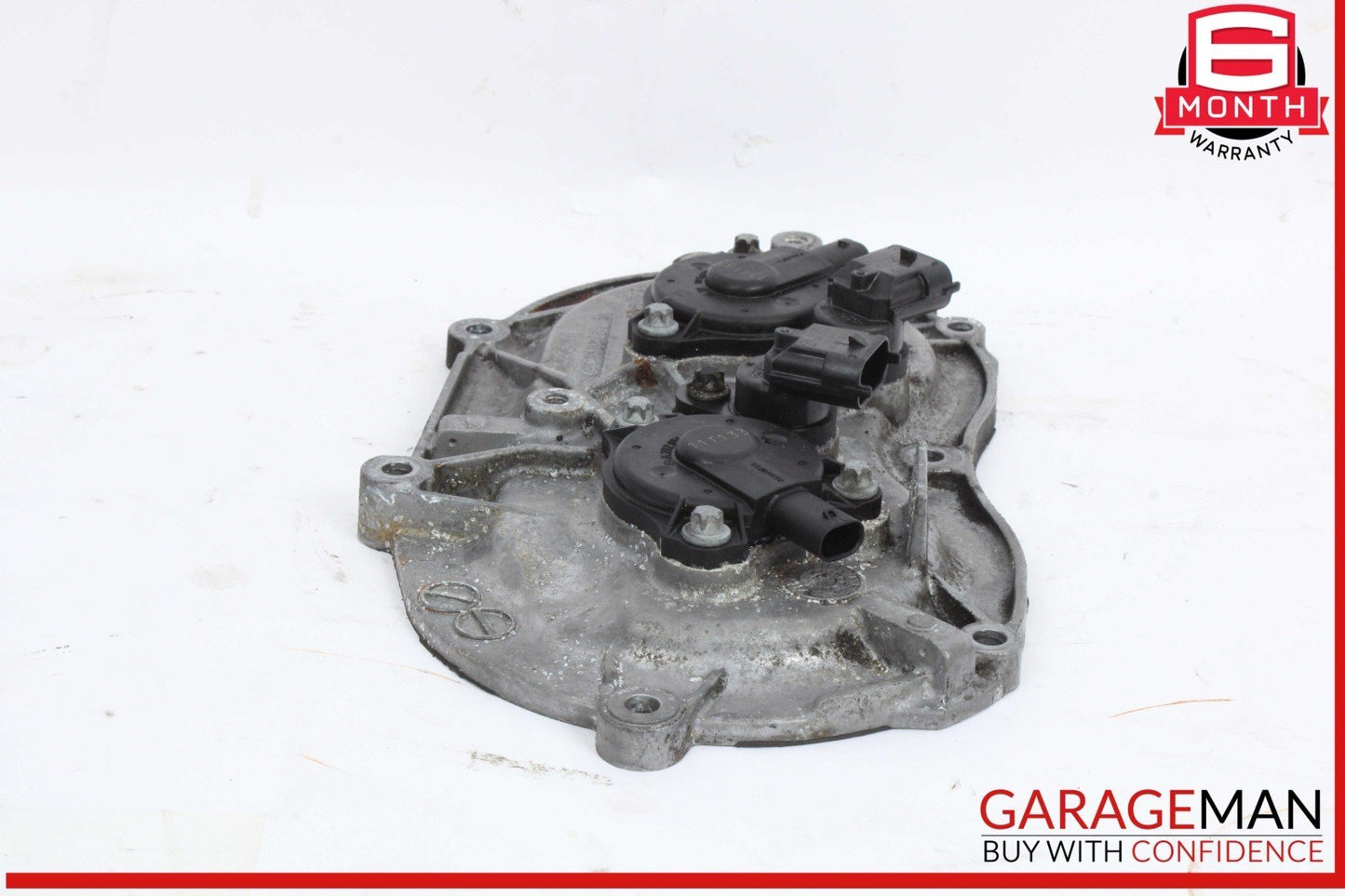 05-13 Mercedes W221 S400 Hybrid Front Right Engine Timing Chain Cover Plate OEM