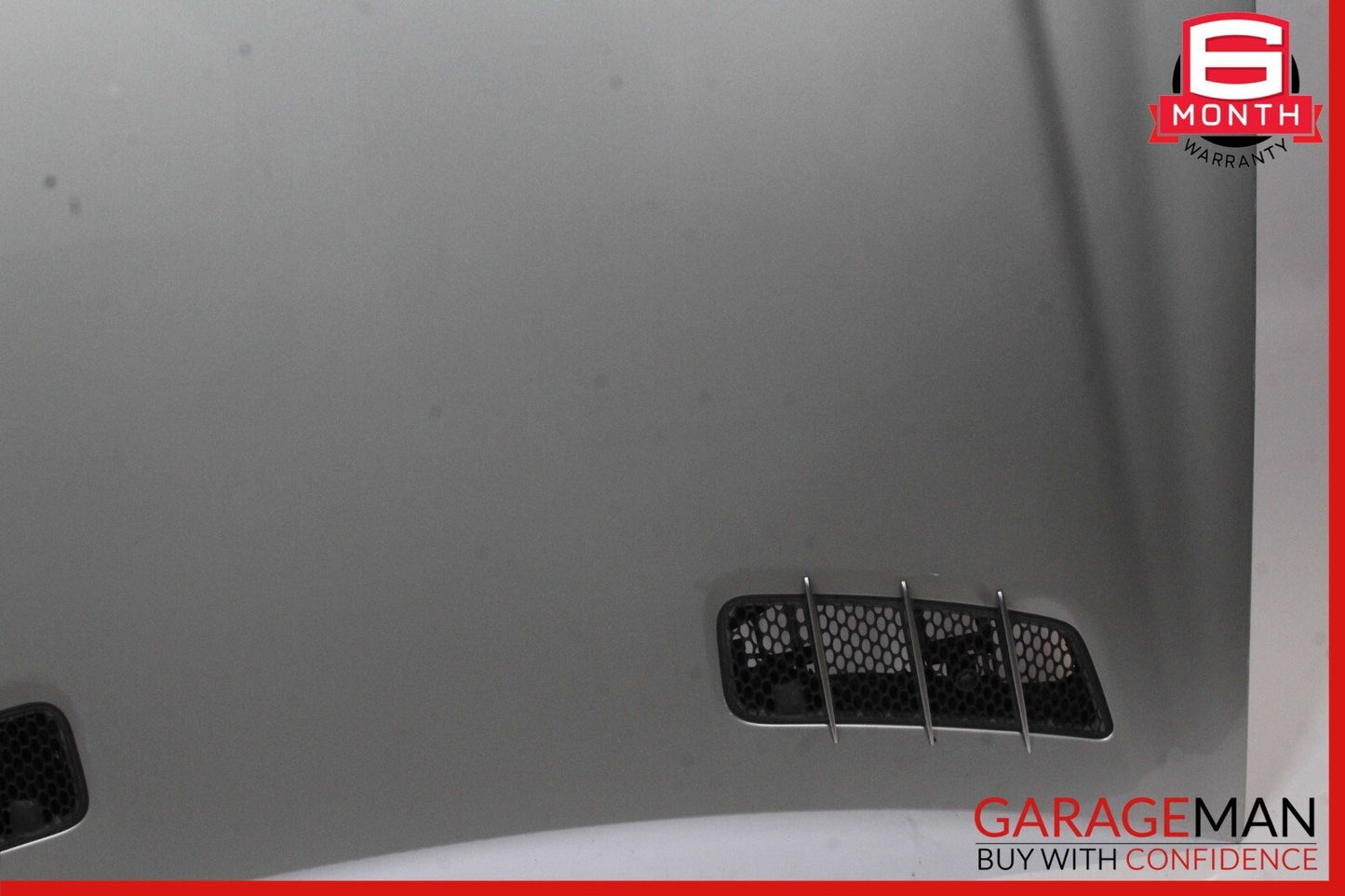 03-08 Mercedes R230 SL500 SL600 Front Hood Bonnet Cover Panel Brilliant Silver