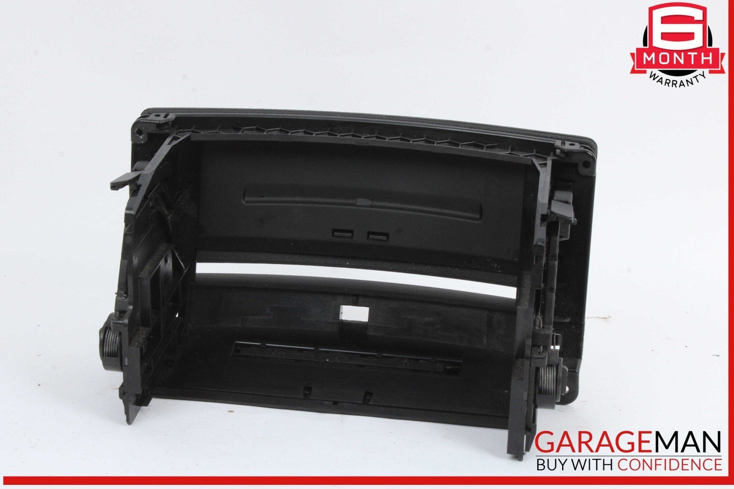 07-13 Mercedes W221 S550 Center Console CD Player Cover Trim Panel Black OEM