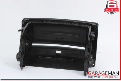 07-13 Mercedes W221 S550 Center Console CD Player Cover Trim Panel Black OEM