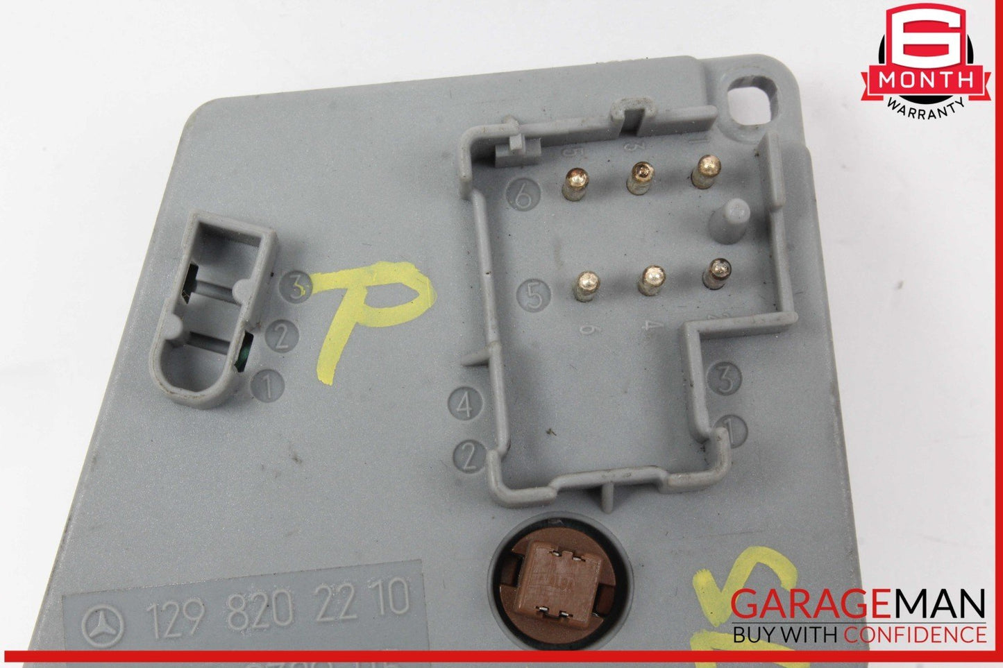 90-02 Mercedes R129 SL500 300SL Right Seat Control Switch Module 1298202210