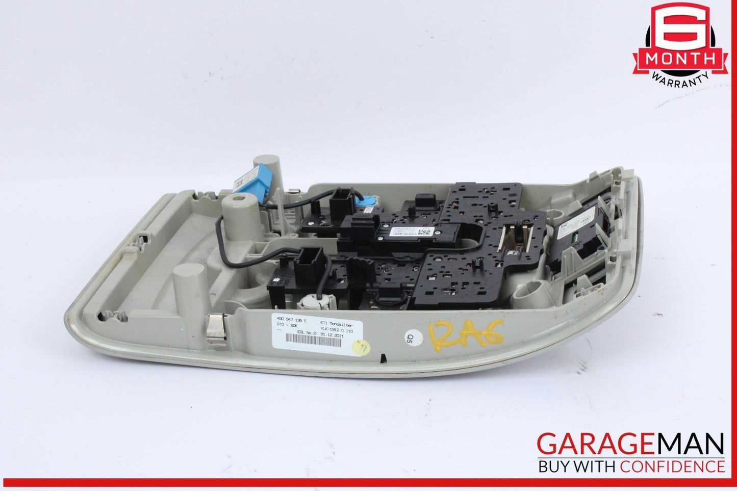 12-18 Audi A6 A7 Front Upper Overhead Dome Light Gray 4G0947135E OEM