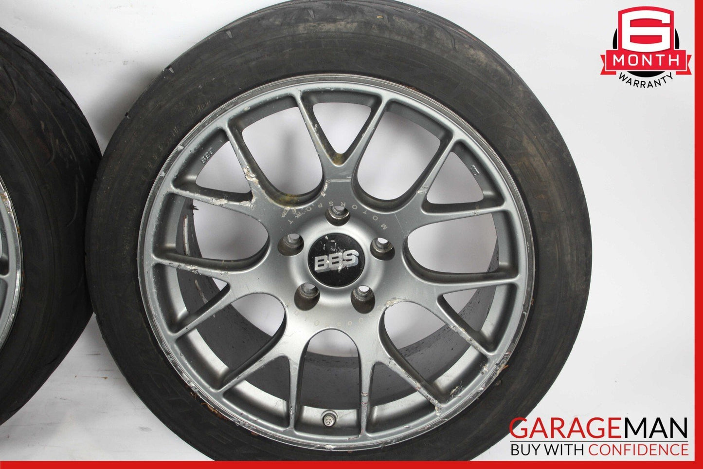 BBS Complete Staggered 10x8.5 R19 Front & Rear Wheel Tire Rim Set of 4 Pc Falken