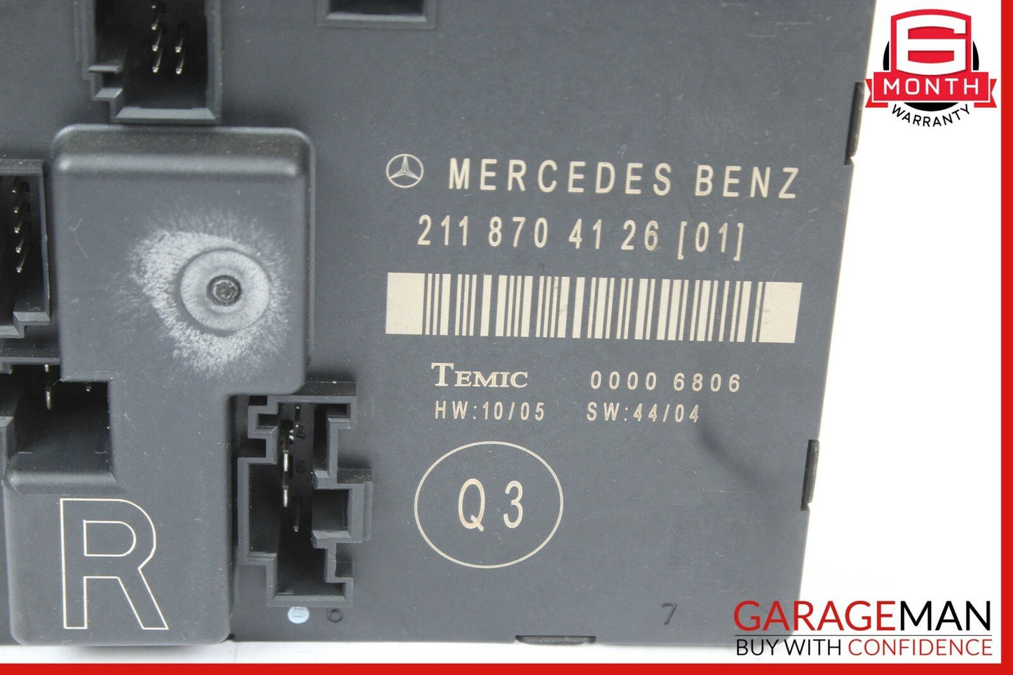 03-09 Mercedes W211 E550 E350 E63 AMG Rear Right Side Door Control Module Unit