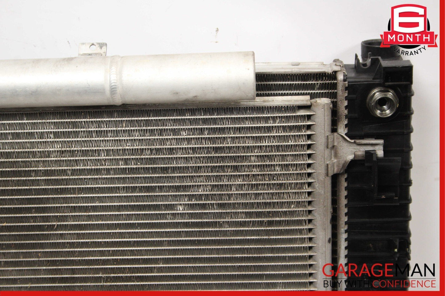 03-09 Mercedes CLS500 E500 Engine Cooling Radiator AC A/C Air Condenser Assembly