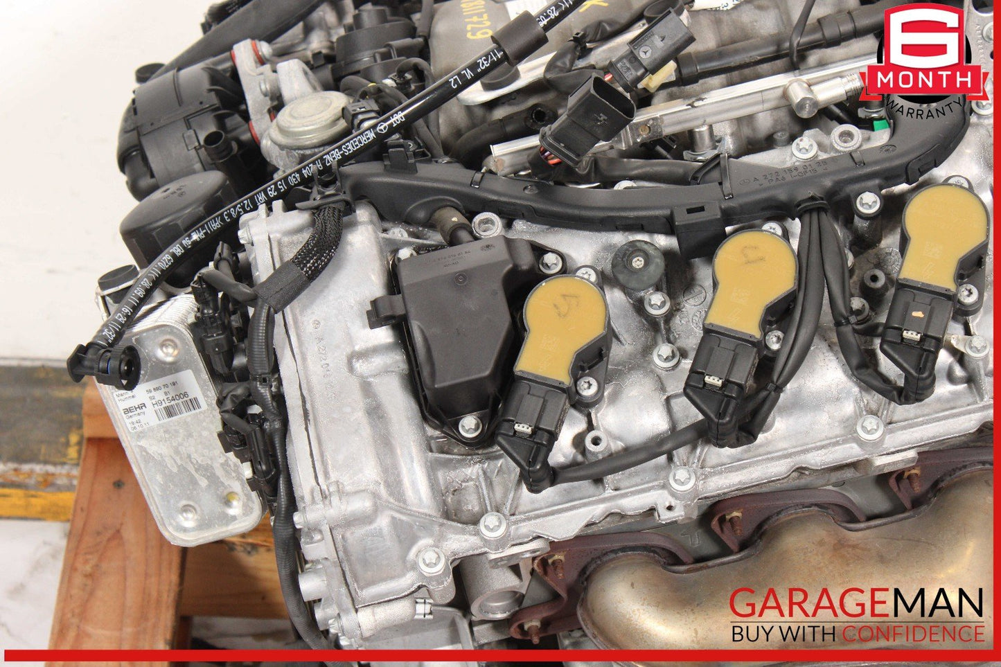 10-12 Mercedes X204 GLK350 3.5L M272 Engine Motor Block Assembly OEM