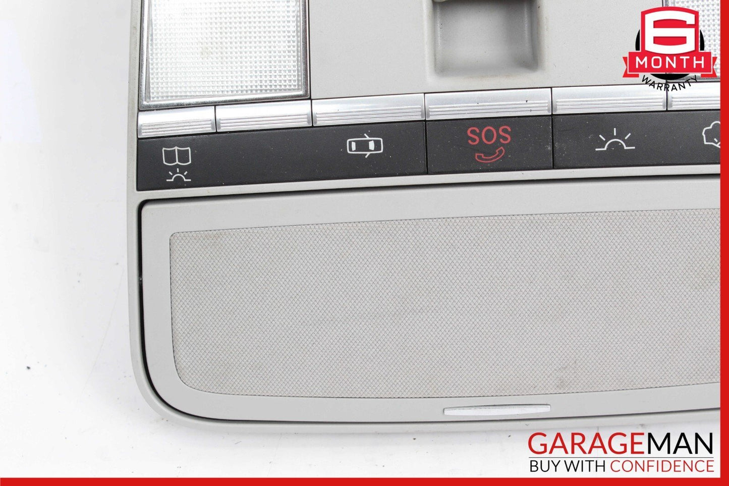 07-10 Mercedes W216 CL550 S550 Overhead Dome Light Sunroof Control Assy Gray OEM