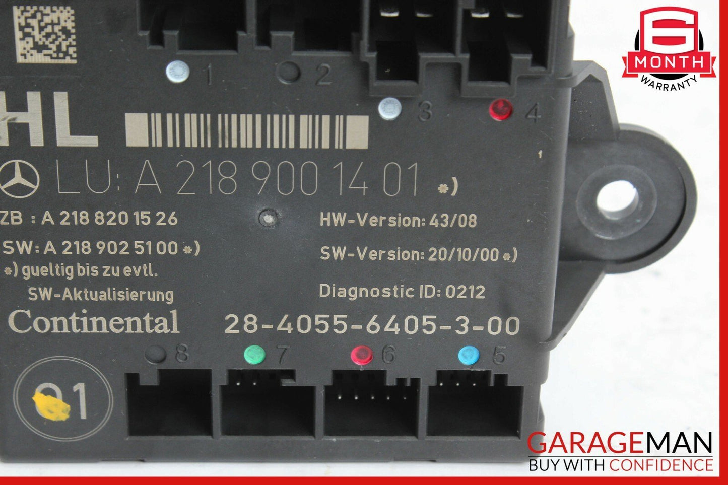 08-14 Mercedes W204 C300 C350 Rear Left Side Door Control Module 2189001401 OEM