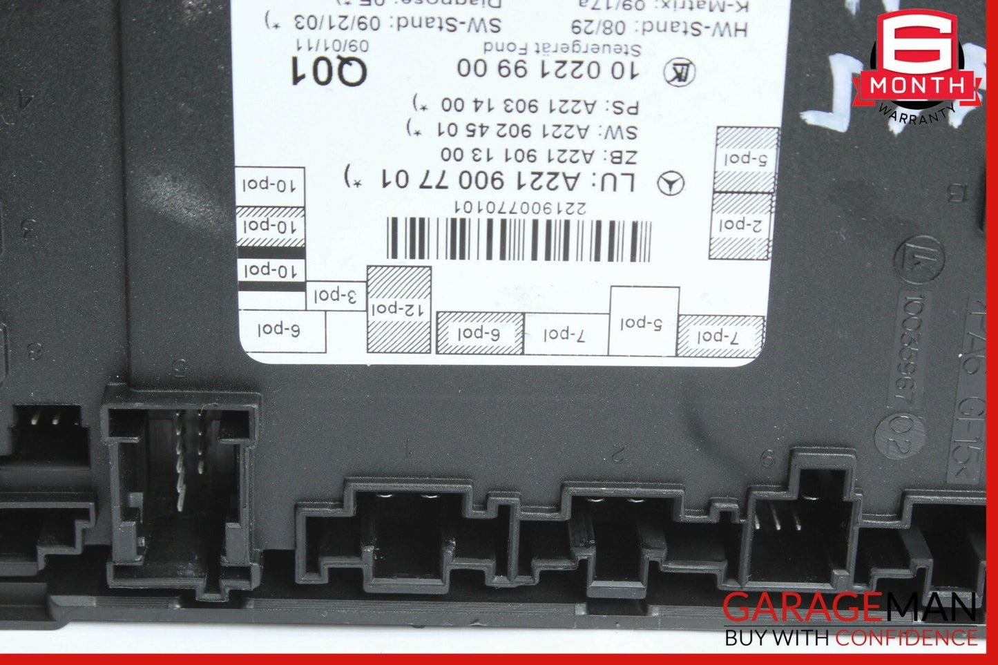 10-13 Mercedes W221 S400 S550 S63 AMG Rear Left or Right Door Control Module OEM
