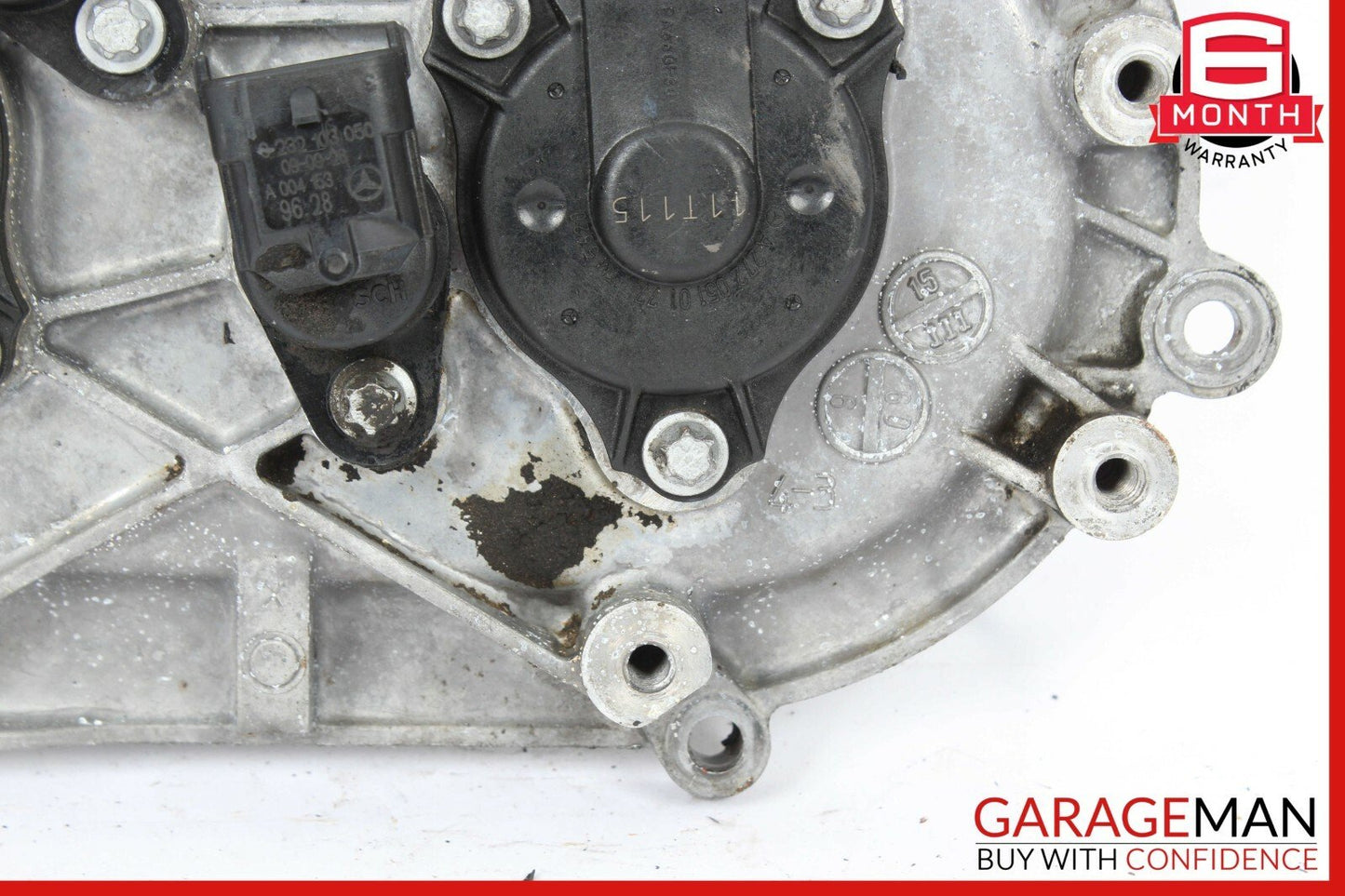 06-10 Mercedes R350 CLK350 C300 Front Left Engine Timing Chain Valve Cover Plate
