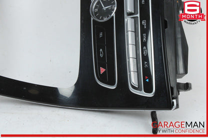 17-19 Mercedes W213 E300 Center Console Trim Assembly Black OEM