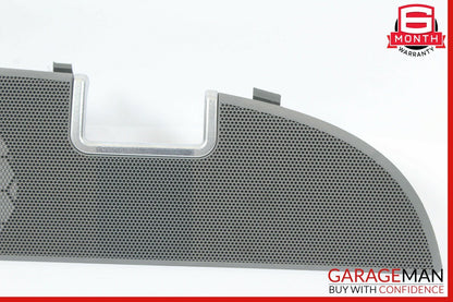 03-12 Mercedes R230 SL500 SL550 Rear Deck Speaker Cover Trim Panel Grey OEM
