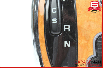 00-06 Mercedes W215 CL600 Automatic Transmission Floor Gear Shifter Wood Bezel