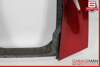 15-17 McLaren 650S Rear Trunk Lid Hatch Window Trim Panel Cover Red OEM